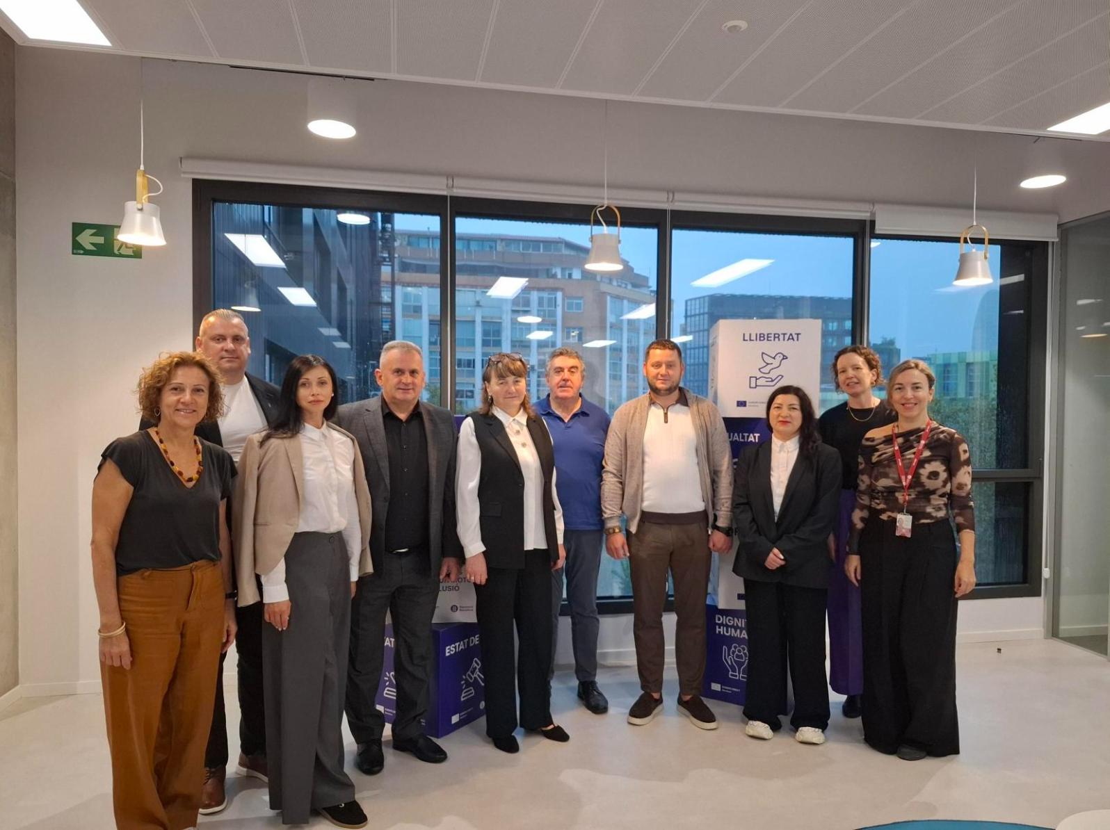 Delegación de tres ayuntamientos ucranianos intercambia experiencias con municipios de la provincia