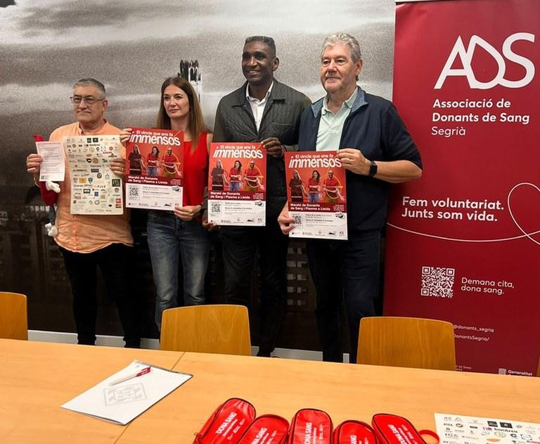 La Llotja presenta la maratón de donantes de sangre y plasma