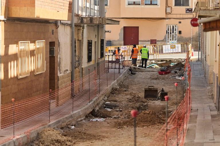 La Paeria comienza el lunes las obras de mejora de la red de agua potable y alcantarillado en la calle Campinya, en los Mangraners