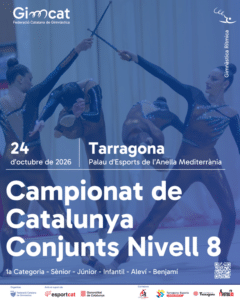 Tarragona recibe los campeonatos de Cataluña de gimnasia rítmica Copa Base Individual y Conjuntos Nivel