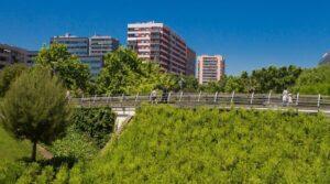 El parque de Diagonal Mar ofrece tres rutas para descubrir la biodiversidad de Barcelona